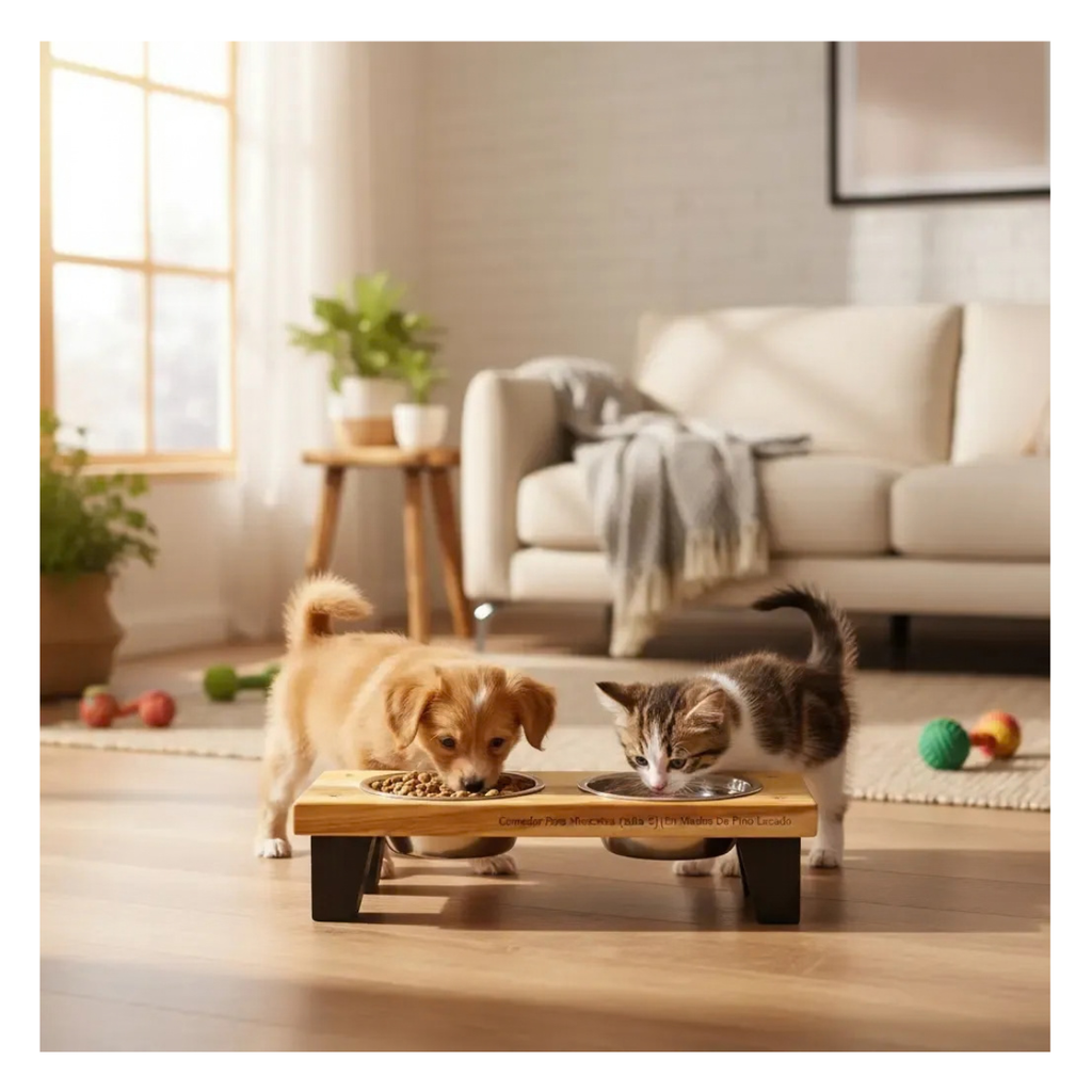 COMEDERO PARA MASCOTA DOBLE