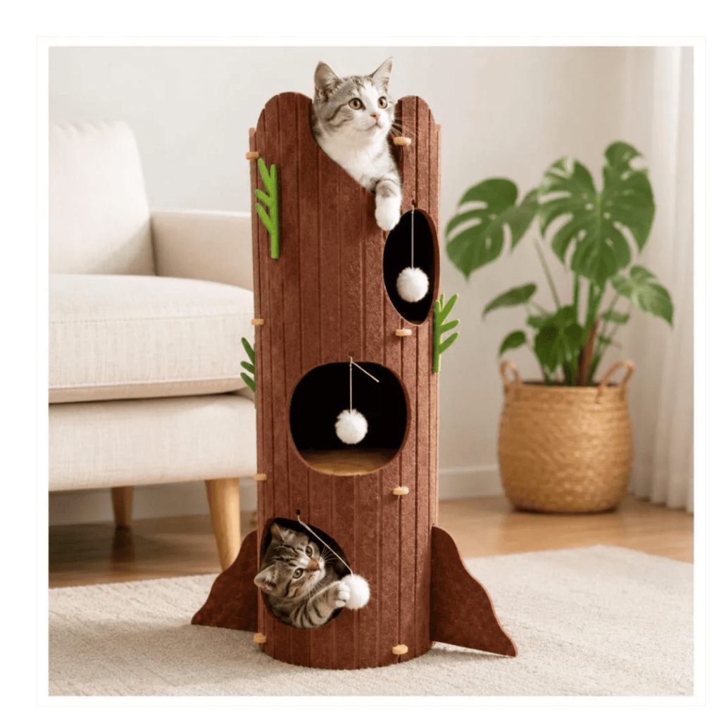 Arbol Rascador Gatos Torre Juego Mascota